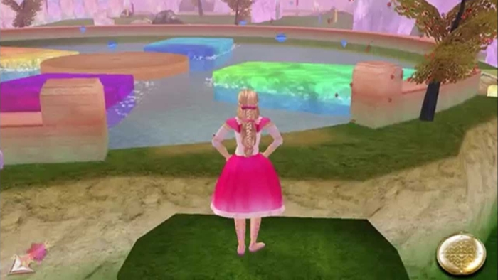 Барби и 12 принцесс игра